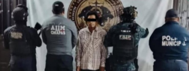 Aprehenden a presunto responsable de violencia familiar equiparada, en Jiquipilas