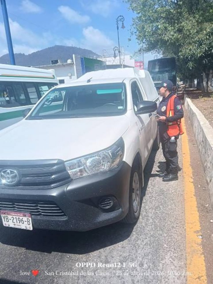 Refuerzan cultura vial con campa&ntilde;a preventiva en San Crist&oacute;bal