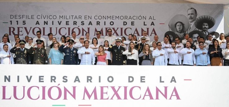 Eduardo Ram&iacute;rez encabeza conmemoraci&oacute;n del 115 Aniversario de la Revoluci&oacute;n Mexicana