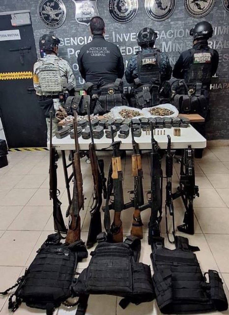 Asegura SSP armamento, veh&iacute;culos, equipo t&aacute;ctico y narc&oacute;ticos en operativo interinstitucional