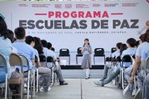 Presentan programa Escuelas de Paz para construir entornos educativos seguros en Chiapas