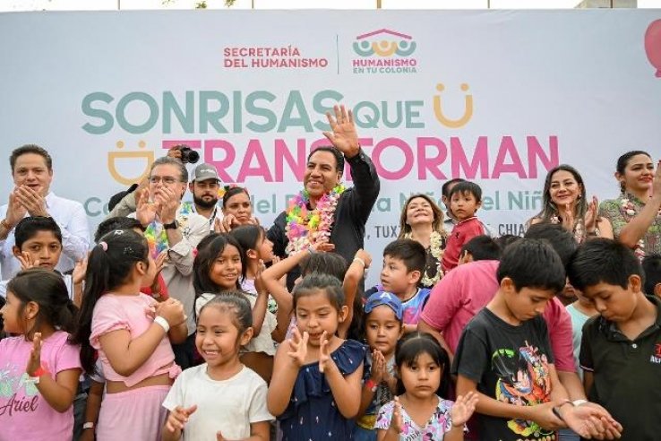 Eduardo Ram&iacute;rez encabeza festejo del D&iacute;a de la Ni&ntilde;a y el Ni&ntilde;o en Tuxtla Guti&eacute;rrez