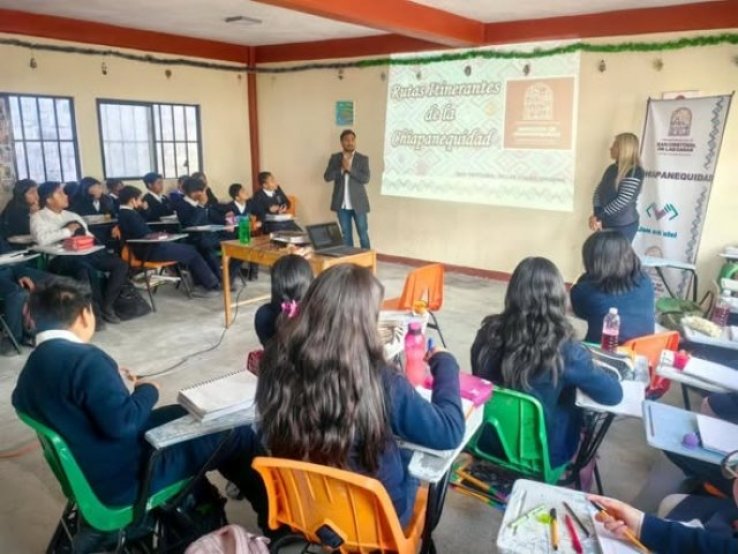 Rutas Itinerantes de la Chiapanequidad fortalecen identidad cultural en escuelas